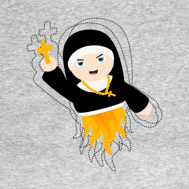 Nun with Superpowers! by XOOXOO